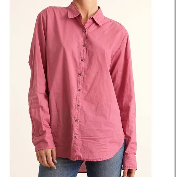 XiRENA Tops - Xirena Beau Pink Button Down Collared Shirt